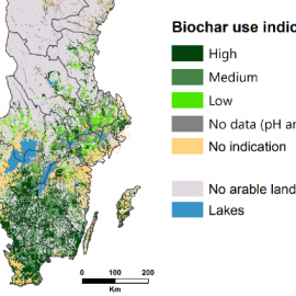 Prioritising biochar application to arable land in Sweden: A spatial multi-criteria analysis